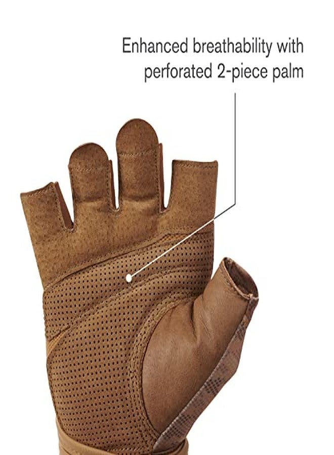 Harbinger Pro Wristwrap 2.0 Weightlifting Gloves, Unisex (Tan, M) - Image 5