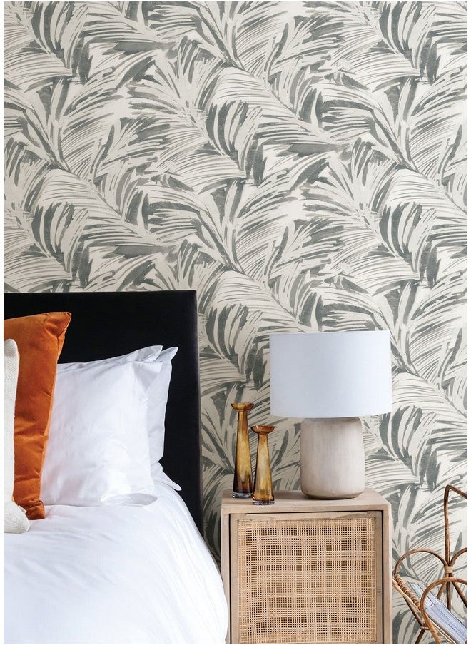 NuWallpaper Grey Palima Peel & Stick Wallpaper  - Image 2