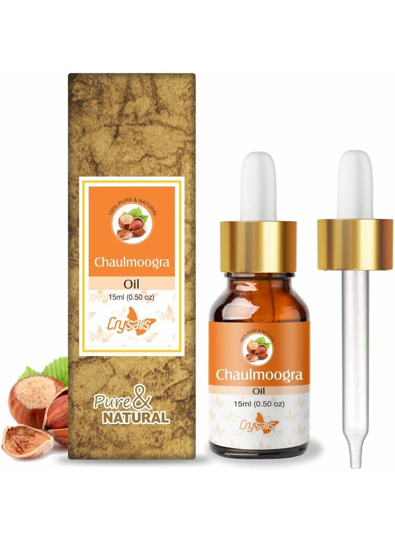 CRYSALIS Crysalis Chaulmoogra (Hydnocarpus Wightianus) Oil - 0.51 Fl Oz (15ml) 