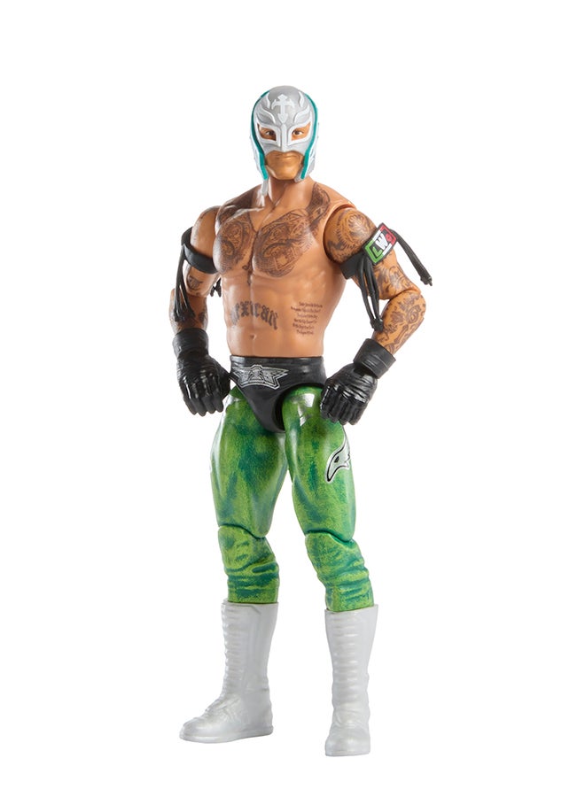 WWE Mattel WWE Rey Mysterio Action Figure, Main Event Series #157, 6-inch Collectible Superstar with 14 Articulation Points & Life-Like Look - Image 4