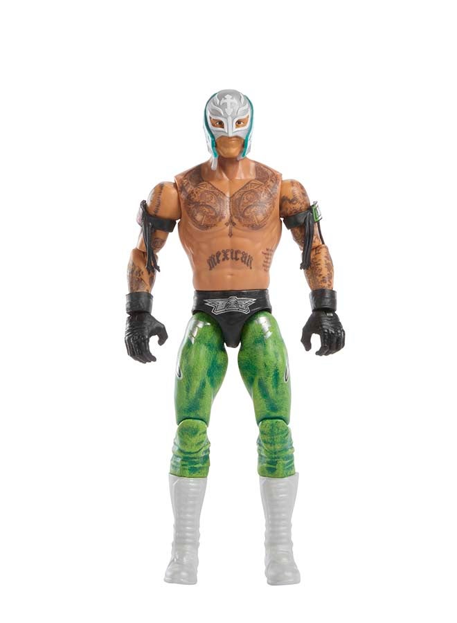 WWE Mattel WWE Rey Mysterio Action Figure, Main Event Series #157, 6-inch Collectible Superstar with 14 Articulation Points & Life-Like Look - Image 1