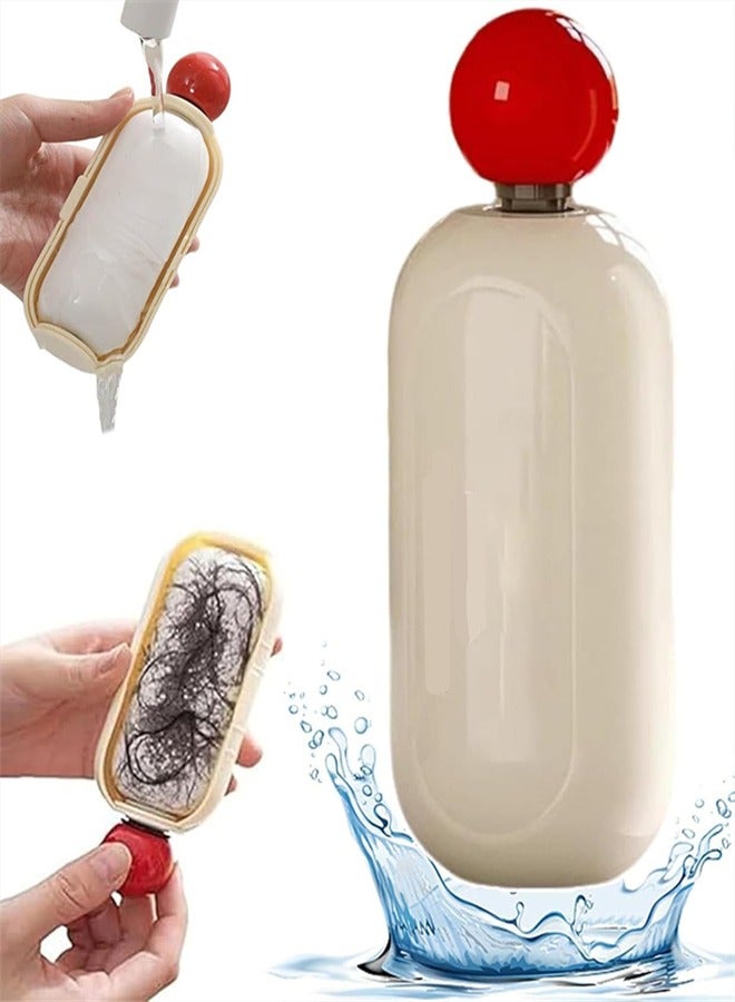 Reusable Sticky Roller,lint remover,Lint Roller,Mini Portable Lint Roller for Clothes Pet Hair,2 in 1 Washable Gel Handy Roller Lint with Scraper for Travel Office Home(White)  - Image 1