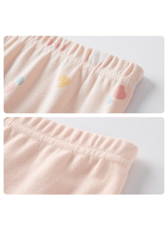 Deesha (deesha) 7a Antibacterial Pure Cotton Two-pack Girls' Autumn Pants Children's Thermal Bottoms Leggings - Image 4