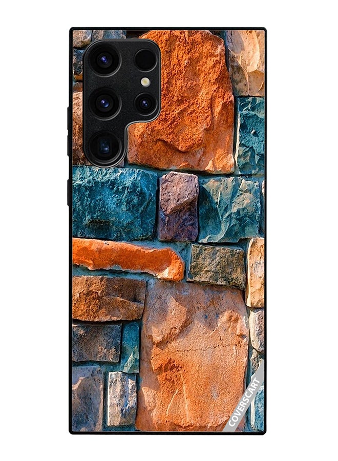 COVERSCART Protective Case Cover For Samsung Galaxy S25 Ultra Abstract Stone Design Multicolour