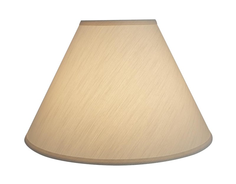 Aspen Creative 32771A Transitional Hardback Empire Shaped Spider Construction Lamp Shade in Eggshell, 18" wide (7" x 18" x 12 1/2") - Image 2