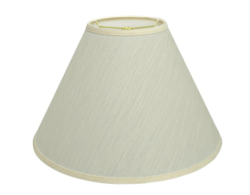Aspen Creative 32771A Transitional Hardback Empire Shaped Spider Construction Lamp Shade in Eggshell, 18" wide (7" x 18" x 12 1/2") - Image 1