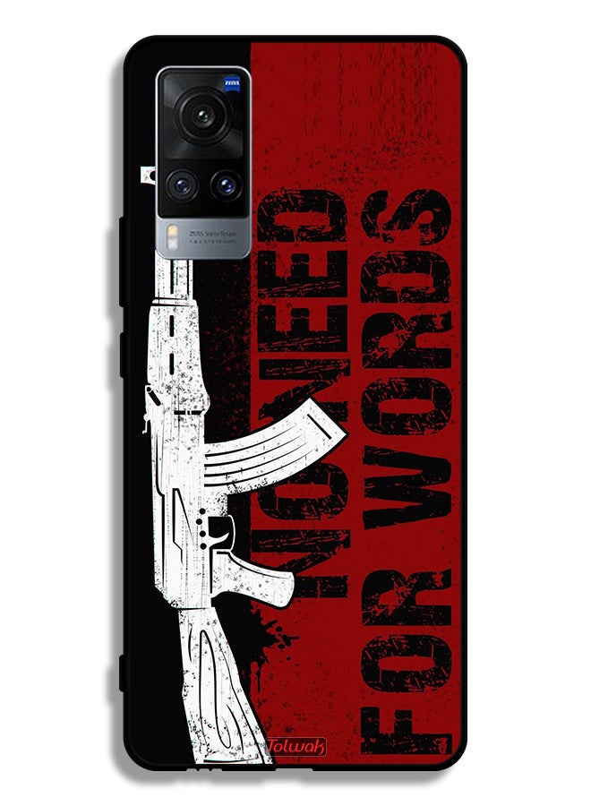 Tolwak Vivo X60t Protective Case Cover No Need For Words - Image 2