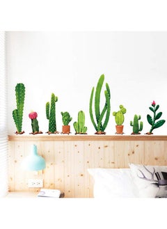 Kiddale Mendom Cactus Wall Decal Green Plants Wall Stickerpeel And Stick Removable Diy Giant Plants Wall Decals Or Kids Bedroom Nursery Room Sofa Background Wall Decoration  - Image 2