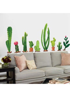 Kiddale Mendom Cactus Wall Decal Green Plants Wall Stickerpeel And Stick Removable Diy Giant Plants Wall Decals Or Kids Bedroom Nursery Room Sofa Background Wall Decoration  - Image 5