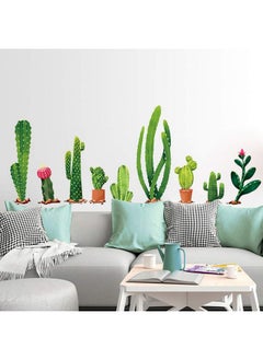 Kiddale Mendom Cactus Wall Decal Green Plants Wall Stickerpeel And Stick Removable Diy Giant Plants Wall Decals Or Kids Bedroom Nursery Room Sofa Background Wall Decoration  - Image 3