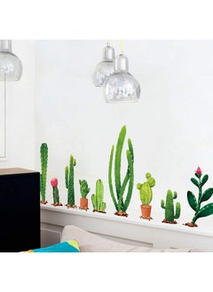 Kiddale Mendom Cactus Wall Decal Green Plants Wall Stickerpeel And Stick Removable Diy Giant Plants Wall Decals Or Kids Bedroom Nursery Room Sofa Background Wall Decoration  - Image 4