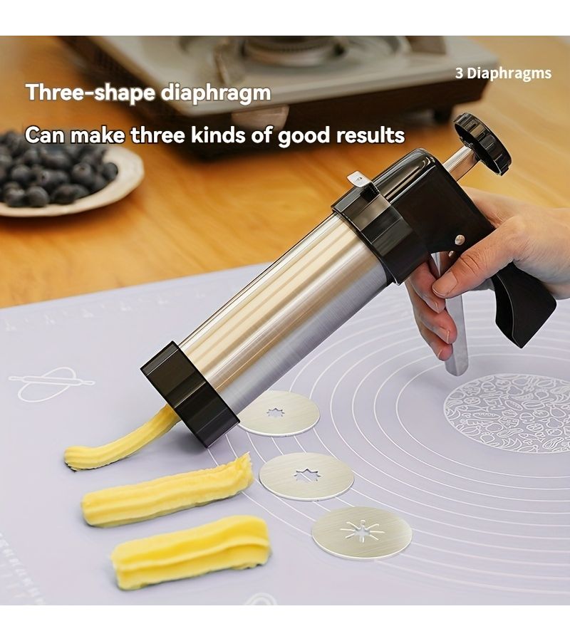 19pcs Set Handheld Donut Maker for Spanish Donuts and Latin Fruits Home Baking - Image 1