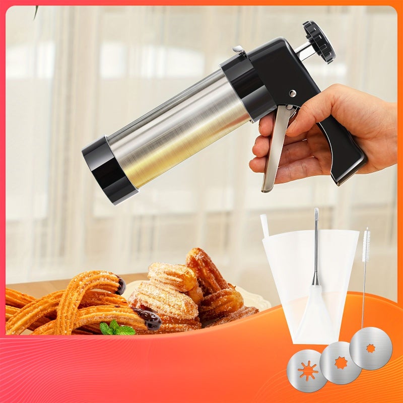 19pcs Set Handheld Donut Maker for Spanish Donuts and Latin Fruits Home Baking - Image 2