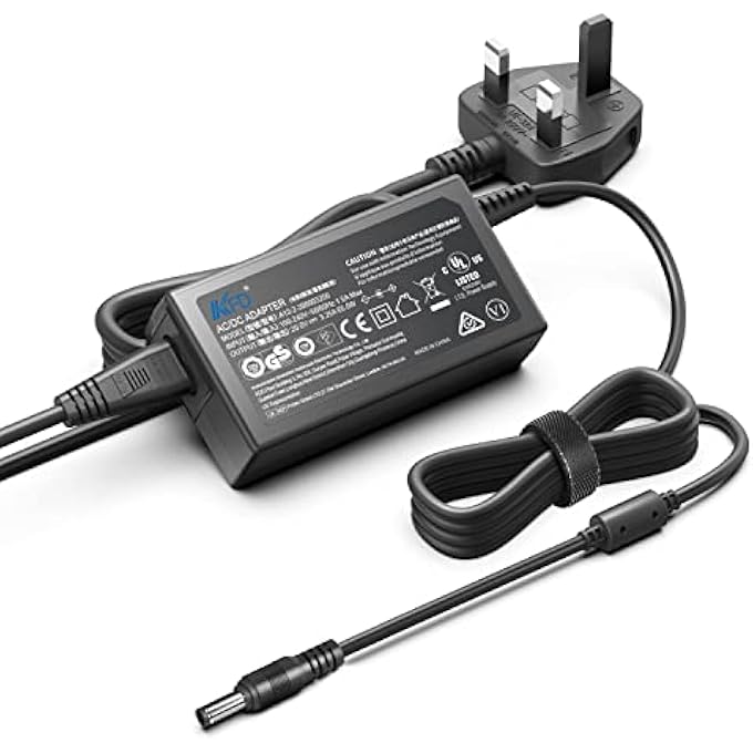 rayihni MSI MONITOR POWER CABLE, 20V POWER SUPPLY FOR MSI OPTIX G271 G272 G241 G241V G24C6 G27C5 G24C4 G27C6 G32C4 G32CQ4 G27CQ4 G27CQ4P OPTIXG271 24 27 GAMING MONITOR CHARGER UK PLUG AC ADAPTER CORD - Image 1