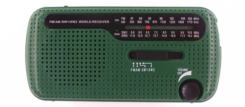 Disaster Prevention Emergency Radio Solar Hand-Operated Rechargeable Multifunctional Led Reading Light Radio - Image 1