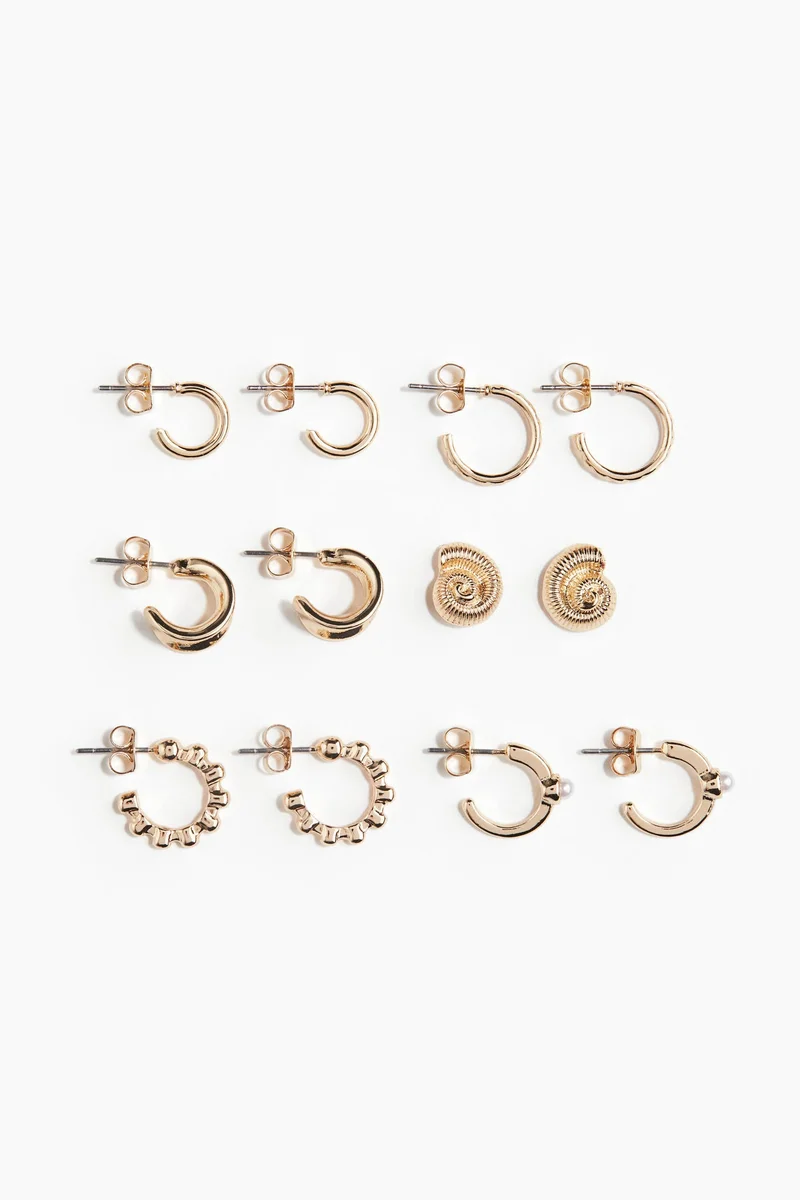 H&M 6 pairs earrings