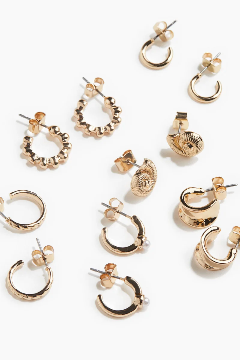 H&M 6 pairs earrings