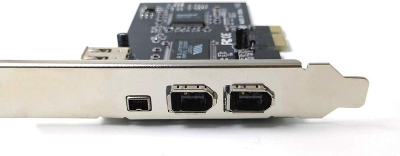 ELIATER PCIe Firewire Card for Windows 10, IEEE 1394A PCI Express Controller 4 Ports(3 x 6 Pin and 1 x 4 Pin), 1394a Firewire 400 Adapter for Windows 7/8/Mac OS with Low Profile Bracket and Cable - Image 3