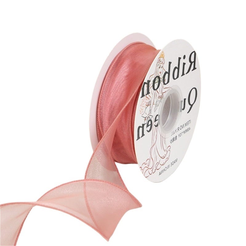 Wave Silk Organza Ribbon Bow 40mm Wide 10 Yards For Hair Ornaments Gift Wrapping Decoration Color6 - Image 2