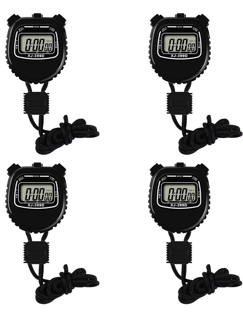 SOLARAE Digital Stopwatch Timers Sports Stopwatch, Simple Operation, Easy to Get Started, Stop Watch with Countdown Timer Alarm, Large Screen Display Waterproof Stopwatch for Coach Referee or Kid - Image 1