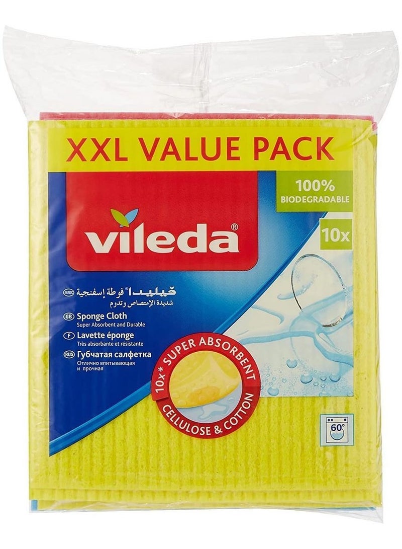 فيليدا فيلدا اسفنج قماش XXL عبوة اقتصادية 10 قطع
