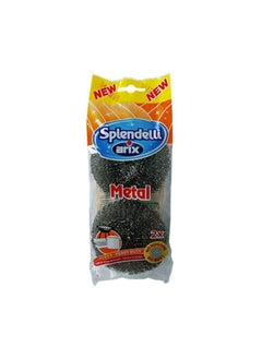 arix Arix Splendelli Metal Stainless Steel Scourer 2pcs: Your Heavy-Duty Cleaning Companion  - Image 2