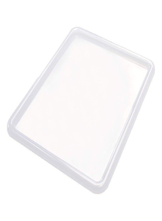 Storex Poly Plastic Lid - Fits Storex Solid and Transparent Storage Trays, Translucent, 5-Pack (62515A05C) - Image 2