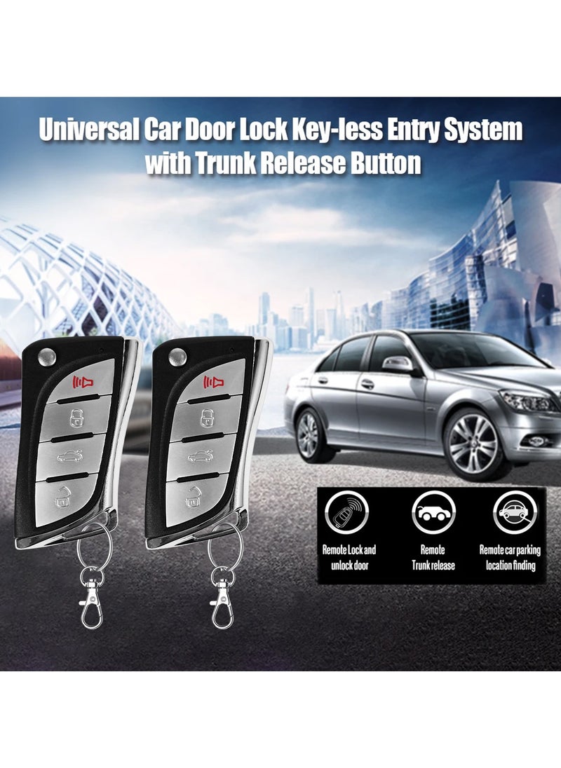 3XR - 3XR Advanced Car Keyless Entry System with Dual Remote Controls and Comprehensive Wiring Kit for Enhanced Vehicle Security M1225 - Image 1