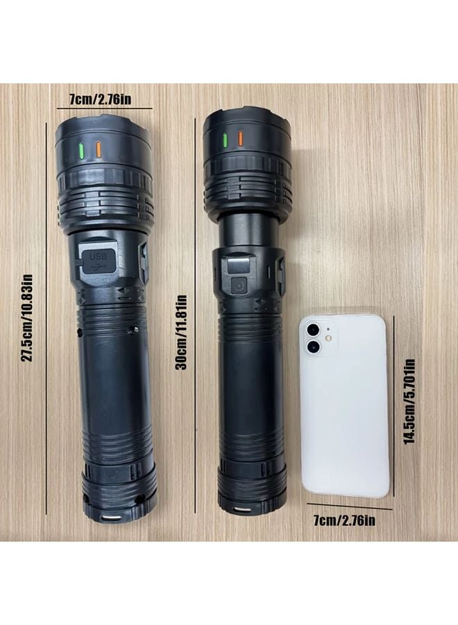 Base Model Emergency Flashlight Ultra High Brightness Portable Red Blue Strobe Camping Fishing Cycling Maintenance - Image 4