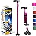 ZELECKS Walking Cane for Women Men Self Standing Adjustable Folding Cane with T Handle and 360 Pivot Base Lightweight Foldable Walking Stick for Seniors Collapsible Cane for Walking - Image 1