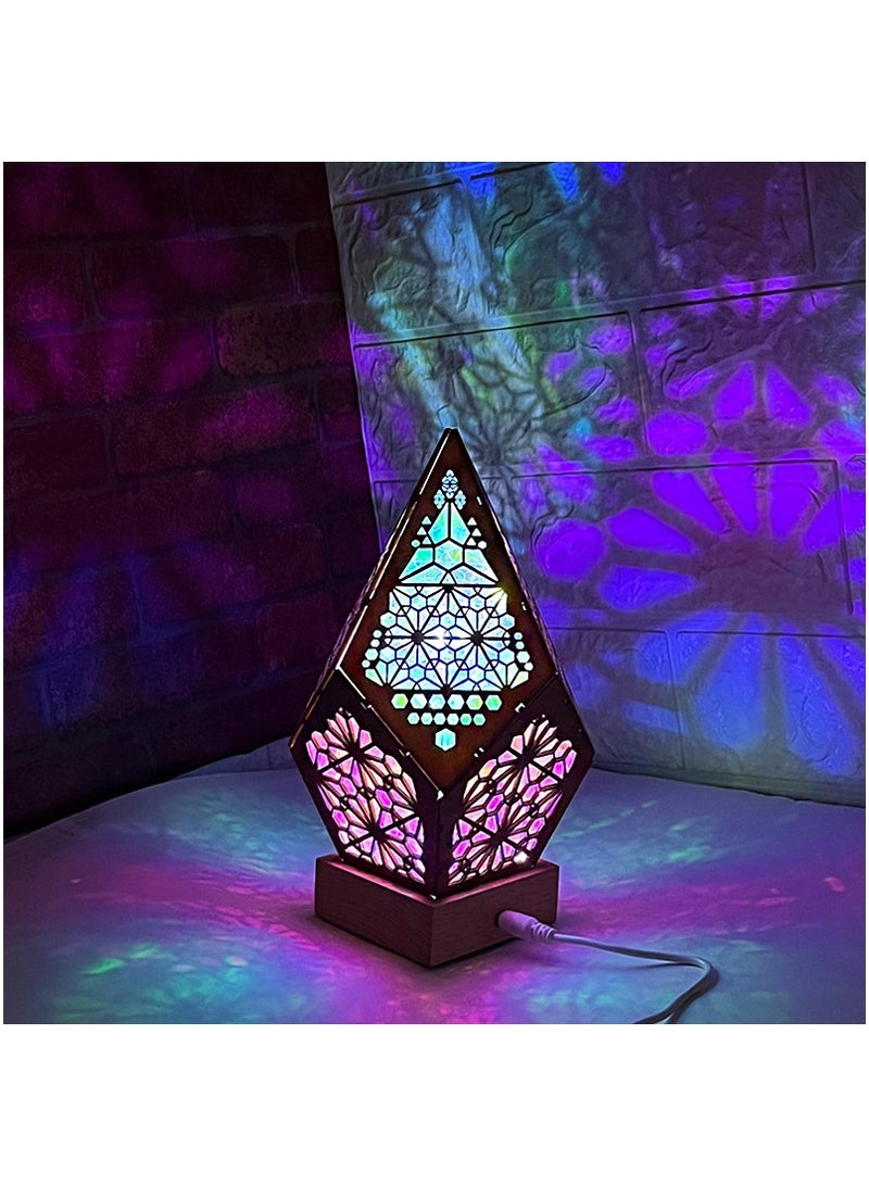 Bohemian Style Night Light Creative Atmosphere Desk Lamp Bedroom Dining Table LED Decoration Starry Night Light - Image 4