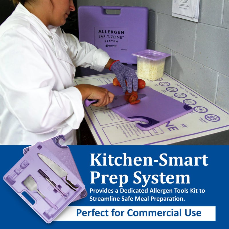 San Jamar Carlisle FoodService Products San Jamar ASZ121812SYS Allergen Saf-T-Zone System Kit,Multicolor - Image 2