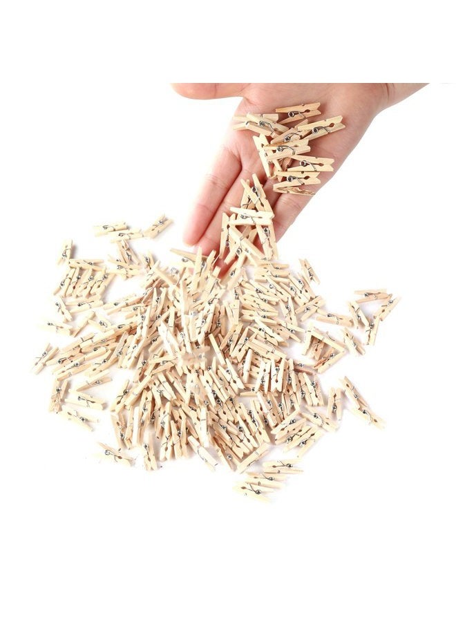 Decora Sturdy 1 Inch Mini Wooden Craft Clothespins 100pcs - Image 3