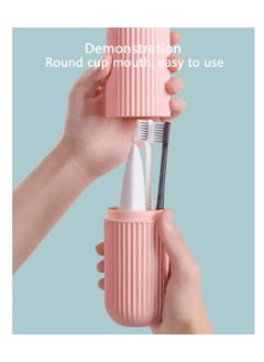 Style Keepers 6 Pack of AntiBacterial Plastic Toothbrush Toothpaste Tongue Cleaner Waterproof Travel Case Holder Portable Cover Box Container for Bathroom Office Kitchen Storage Organizer 6Pcs Multi Colored  - Image 4
