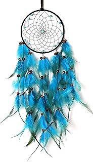 Crosszen Handmade Dream Catcher, Natural Feather Dream Catchers Mobile Wall Decor, Dreamcatchers Gift for Girls Kids - Image 1
