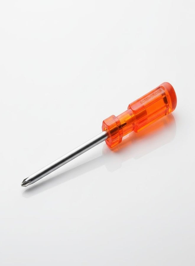 Groz 2 in 1 Screwdriver | Interchangeable Heads | Flat 100mm X Philips PH2 | Orange, Reversible Screwdriver for Home use, General Use, Professional | SCDR/PA/PH2/FL6/100 - Image 3