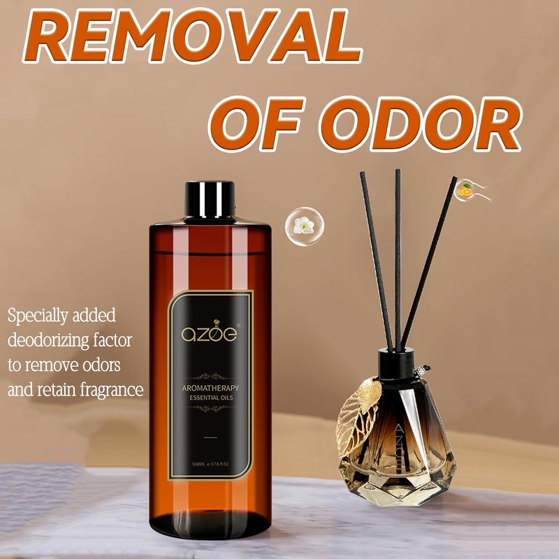 Elitzia Essential Oils for Essential Oil Diffuser Humidifier Natural Aromatherapy Rose Plant Extracts Pure Aroma Essential Oil Floral Fragrance Women Stress Relief Relax 500ML Home Use ET500EO2 - Image 4