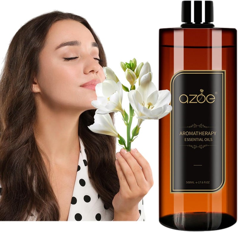 Elitzia Essential Oils for Essential Oil Diffuser Humidifier Natural Aromatherapy Rose Plant Extracts Pure Aroma Essential Oil Floral Fragrance Women Stress Relief Relax 500ML Home Use ET500EO2 - Image 1