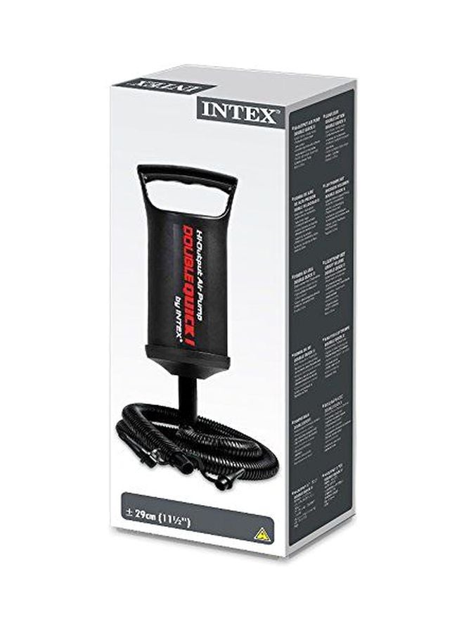 INTEX Double Quick I Hand Pump Black/Red - Image 3