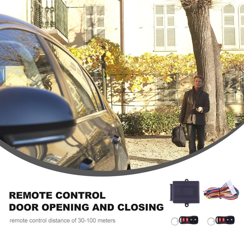 Car Anti-Theft Alarm System Kit with Loud Siren and Remote Control Replacement for Keyless Entry and Door Lock Security - Image 5