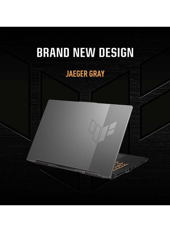 ASUS TUF Gaming FX707ZC-HX031W Gaming Laptop With 17.3-Inch FHD 144Hz Display, Core i5-12500H Processor / 16GB RAM / 512GB SSD / 4GB NVIDIA GeForce RTX3050 Graphics / Win11 Home / English/Arabic Jaeger Gray English/Arabic Jaeger Gray - Image 3