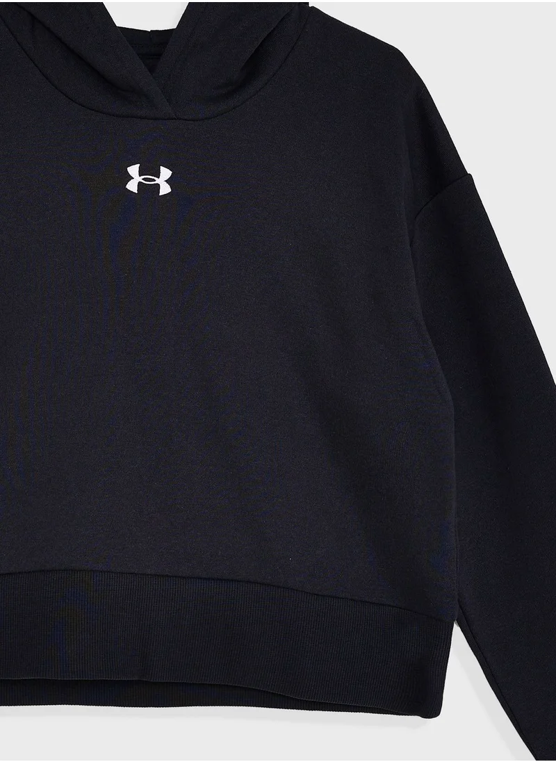 UNDER ARMOUR Girls' Rival Fleece Hoodie