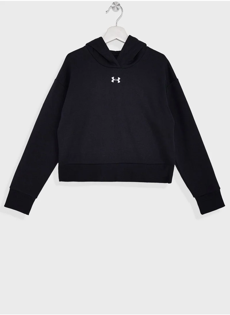 UNDER ARMOUR Girls' Rival Fleece Hoodie