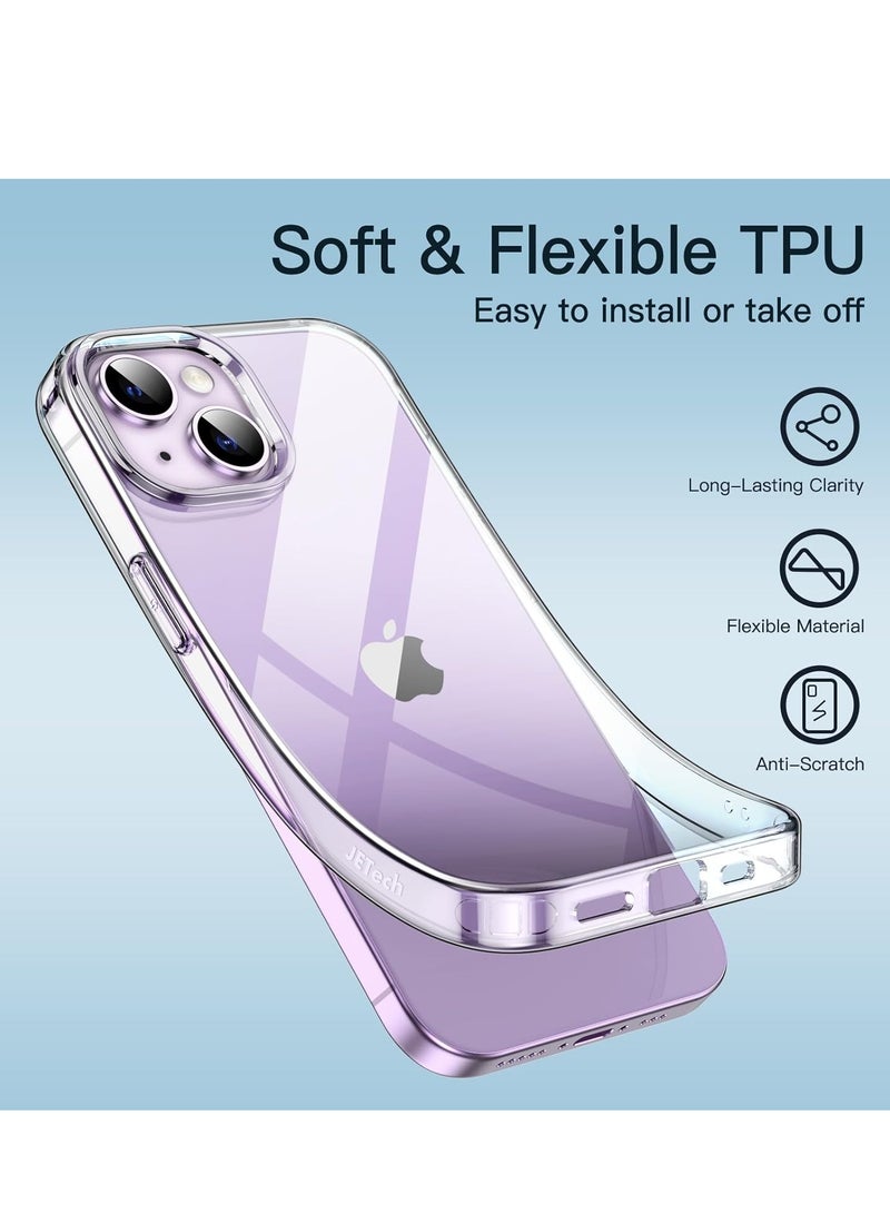 غطاء خلفي شفاف مضاد للخدش من مادة TPU لهاتف Apple iPhone 15 Plus/14 Plus - Image 5