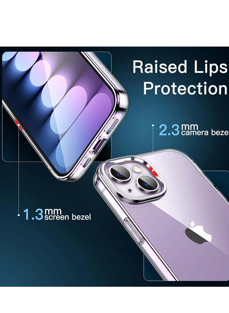 غطاء خلفي شفاف مضاد للخدش من مادة TPU لهاتف Apple iPhone 15 Plus/14 Plus - Image 4