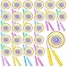 PullCrease 24 pcs Jump Rope Bulk 722 ft Adjustable Gradient Rainbow Color Skipping Rope Outdoor Exercise Fitness Equipment for Playground Activities Set - Image 3
