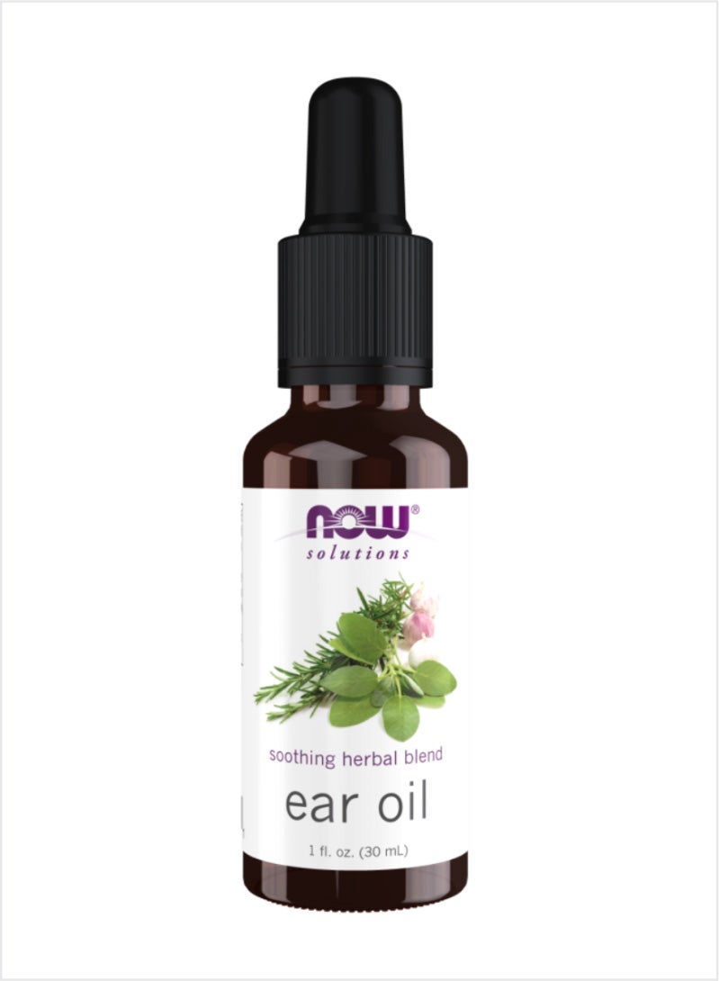NOW Ear Essential Oil - 100% Pure & Gentle Care, 30ml