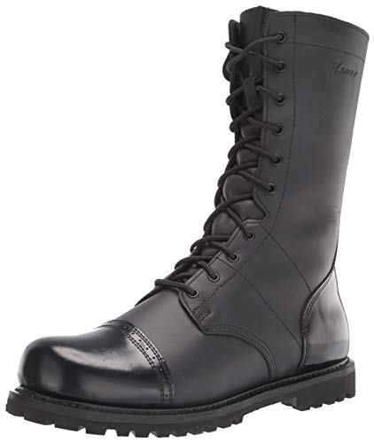 Bates mens 11" Paratrooper Side Zip Boot, Black, 12 Wide US - Image 4