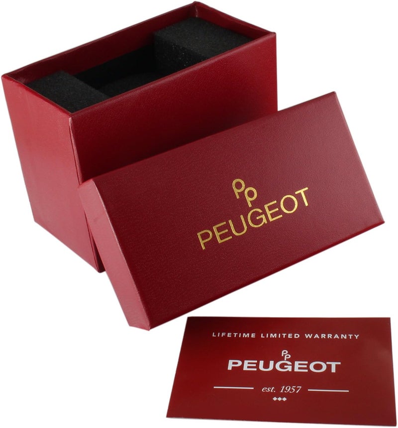 بيجو ساعة بيجو رياضية للرجال بإطار مع سوار من القماش الأسود - Image 5