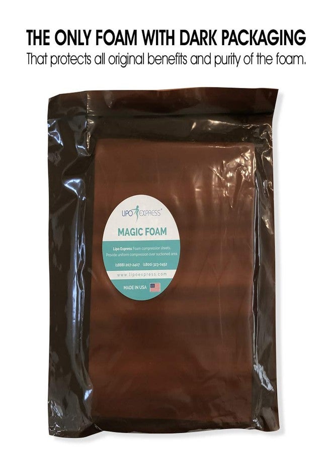 lipo express Lipo Foam Pads for Post Surgery - Foam Sheet Board for Post Liposuction, Abdominal Surgery, Tummy Tucks, and C-Sections. Medical Grade Foam Pads 8" x 11". Reduces Bruising. - Image 5